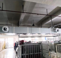 宁波统富纺织服装科技二楼车间